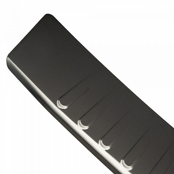 Stainless Steel Rear Bumper Protector Compatible With MINI Countryman R60 09.2010-11.2016 Rearguard, Tailored Fit Bumper Guard,  Loading Edge Protector- Colour Dark Grey Brushed Stainless Steel