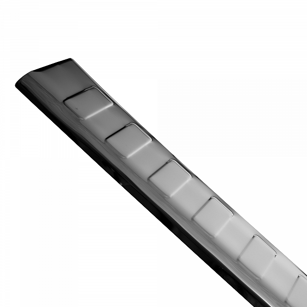 Stainless Steel Rear Bumper Protector Compatible With Mercedes Benz E Class T Modell (Estate) S213 09.2016-09.2020 Rearguard, Tailored Fit Bumper Guard,  Loading Edge Protector- Colour Polished Stainless Steel (Chrome)