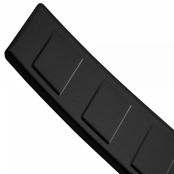 Stainless Steel Rear Bumper Protector Compatible With Peugeot 308 SW Estate 06.2022-> Rearguard, Tailored Fit Bumper Guard,  Loading Edge Protector- Colour Matte Black Powdercoated Stainless Steel