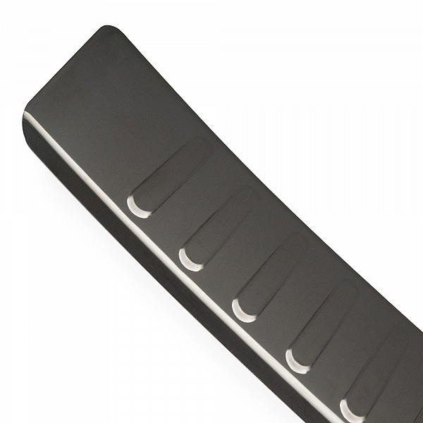 Stainless Steel Rear Bumper Protector Compatible With MINI Cooper, Cooper S, JCW, 3 doors & Coupe R56 & R58 11.2006-05.2015 Rearguard, Tailored Fit Bumper Guard,  Loading Edge Protector- Colour Dark Grey Brushed Stainless Steel