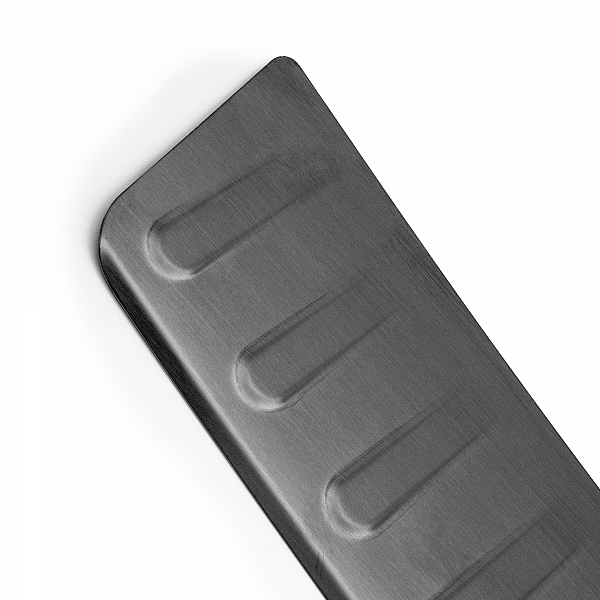 Stainless Steel Rear Bumper Protector Compatible With BMW 3 series Limousine F30 02.2012-06.2019 Rearguard, Tailored Fit Bumper Guard,  Loading Edge Protector- Colour Dark Grey Brushed Stainless Steel