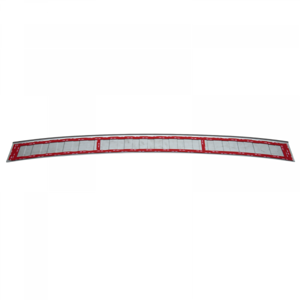 Stainless Steel Rear Bumper Protector Compatible With Volkswagen T6.1 Multivan, Transporter, California, Caravelle 10.2019-04.2024 Rearguard, Tailored Fit Bumper Guard,  Loading Edge Protector- Colour Brushed Stainless Steel