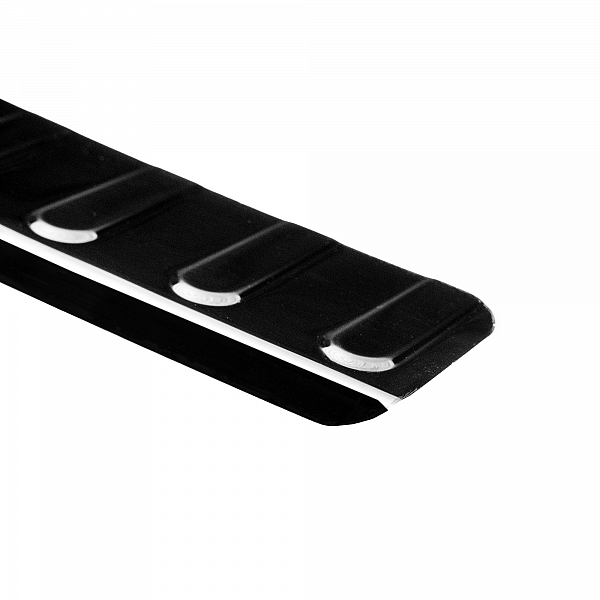 Stainless Steel Rear Bumper Protector Compatible With Volkswagen Passat B8 Limousine 11.2014-11.2023 Rearguard, Tailored Fit Bumper Guard,  Loading Edge Protector- Colour Black Mirror Stainless Steel (Black Chrome)