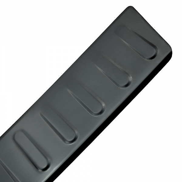 Stainless Steel Rear Bumper Protector Compatible With BMW 5 series Limousine F10 03.2010-10.2016 Rearguard, Tailored Fit Bumper Guard,  Loading Edge Protector- Colour Black Mirror Stainless Steel (Black Chrome)