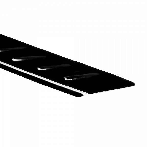 Stainless Steel Rear Bumper Protector Compatible With Mazda 6 Estate 02.2013-> Rearguard, Tailored Fit Bumper Guard,  Loading Edge Protector- Colour Black Mirror Stainless Steel (Black Chrome)
