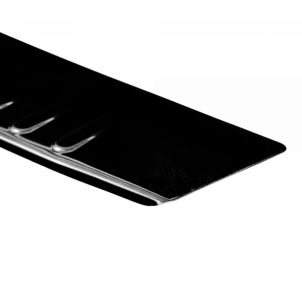 Stainless Steel Rear Bumper Protector Compatible With MINI Countryman R60 09.2010-11.2016 Rearguard, Tailored Fit Bumper Guard,  Loading Edge Protector- Colour Black Mirror Stainless Steel (Black Chrome)