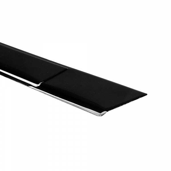 Stainless Steel Rear Bumper Protector Compatible With Mitsubishi ASX 10.2017-08.2019 Rearguard, Tailored Fit Bumper Guard,  Loading Edge Protector- Colour Black Mirror Stainless Steel (Black Chrome)