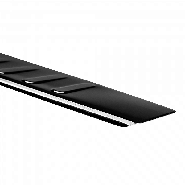 Stainless Steel Rear Bumper Protector Compatible With Mercedes Benz Vito & Viano W639 & V639 06.2003-04.2014 Rearguard, Tailored Fit Bumper Guard,  Loading Edge Protector- Colour Black Mirror Stainless Steel (Black Chrome)