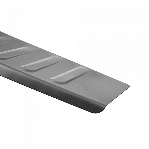 Stainless Steel Rear Bumper Protector Compatible With Dacia Duster 04.2010-12.2017 Rearguard, Tailored Fit Bumper Guard,  Loading Edge Protector- Colour Brushed Stainless Steel