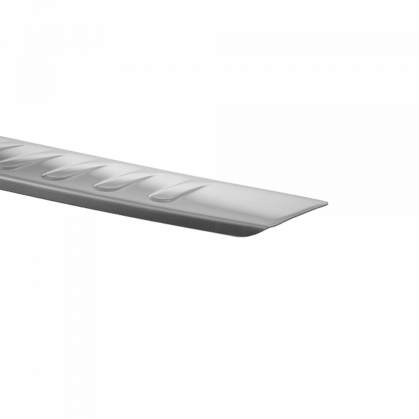 Stainless Steel Rear Bumper Protector Compatible With MINI Cooper, Cooper S, JCW, 3 doors & Coupe R56 & R58 11.2006-05.2015 Rearguard, Tailored Fit Bumper Guard,  Loading Edge Protector- Colour Brushed Stainless Steel