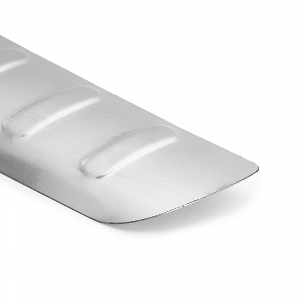 Stainless Steel Rear Bumper Protector Compatible With Volkswagen Touran ab Bj. 03.2003-04.2010 Rearguard, Tailored Fit Bumper Guard,  Loading Edge Protector- Colour Brushed Stainless Steel