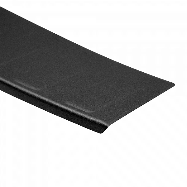 Stainless Steel Rear Bumper Protector Compatible With Skoda Kamiq 09.2019-> Rearguard, Tailored Fit Bumper Guard,  Loading Edge Protector- Colour Matte Black Powdercoated Stainless Steel