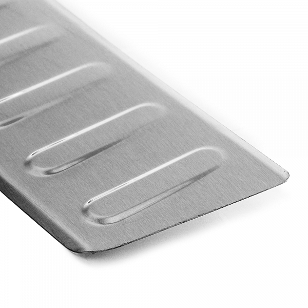 Stainless Steel Rear Bumper Protector Compatible With BMW 3 series Limousine F30 02.2012-06.2019 Rearguard, Tailored Fit Bumper Guard,  Loading Edge Protector- Colour Brushed Stainless Steel