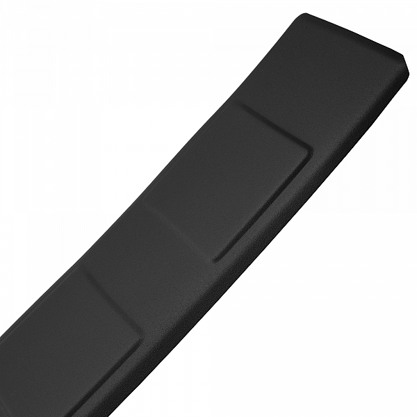 Stainless Steel Rear Bumper Protector Compatible With Ford Kuga ST Line & Hybrid 03.2020-> Rearguard, Tailored Fit Bumper Guard,  Loading Edge Protector- Colour Matte Black Powdercoated Stainless Steel