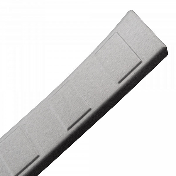 Stainless Steel Rear Bumper Protector Compatible With Mercedes Benz Citan T Class W420 10.2021-> Rearguard, Tailored Fit Bumper Guard,  Loading Edge Protector- Colour Brushed Stainless Steel