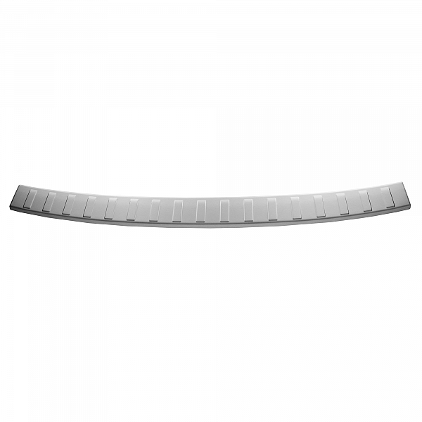 Stainless Steel Rear Bumper Protector Compatible With Audi A4 Avant (Estate) B9 10.2015-> Rearguard, Tailored Fit Bumper Guard,  Loading Edge Protector- Colour Brushed Stainless Steel