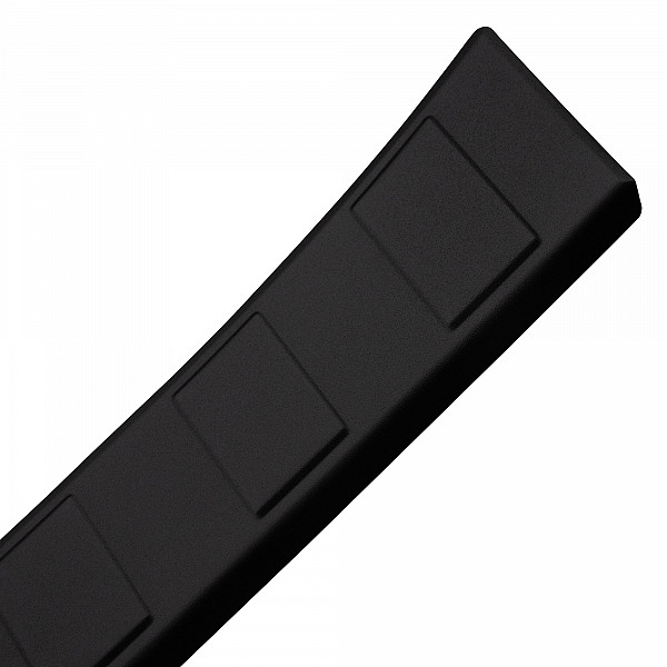 Stainless Steel Rear Bumper Protector Compatible With Renault Kangoo III 05.2021-> Rearguard, Tailored Fit Bumper Guard,  Loading Edge Protector- Colour Matte Black Powdercoated Stainless Steel