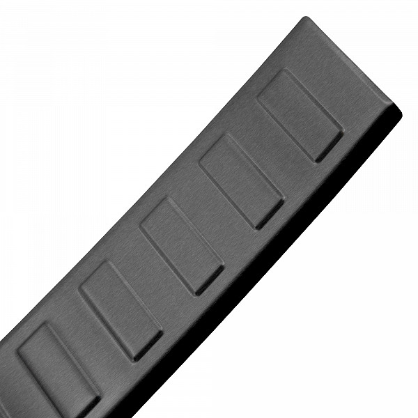 Stainless Steel Rear Bumper Protector Compatible With BMW 3 series Touring (Estate) G21 (not for M Sport) 09.2019-06.2022 (not for M Sport) Rearguard, Tailored Fit Bumper Guard,  Loading Edge Protector- Colour Dark Grey Brushed Stainless St