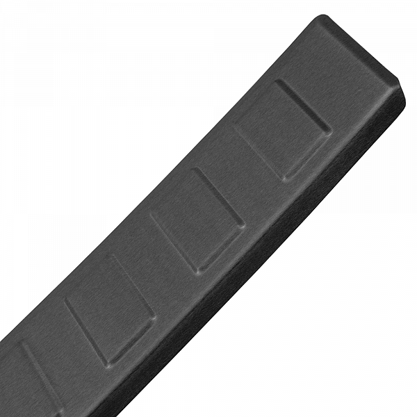 Stainless Steel Rear Bumper Protector Compatible With BMW 3 series Touring (Estate) G21 for M Sport 09.2019-06.2022 (only for M Sport) Rearguard, Tailored Fit Bumper Guard,  Loading Edge Protector- Colour Dark Grey Brushed Stainless Steel