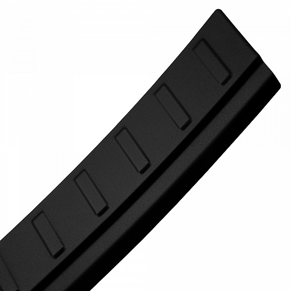 Stainless Steel Rear Bumper Protector Compatible With Porsche Macan 04.2014-03.2024 Rearguard, Tailored Fit Bumper Guard,  Loading Edge Protector- Colour Matte Black Powdercoated Stainless Steel