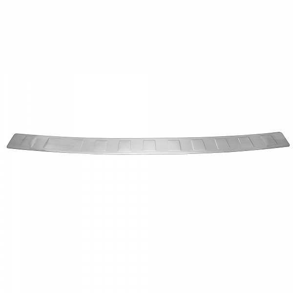 Stainless Steel Rear Bumper Protector Compatible With Mercedes Benz GLC (also for AMG) 09.2015-04.2019 Rearguard, Tailored Fit Bumper Guard,  Loading Edge Protector- Colour Brushed Stainless Steel