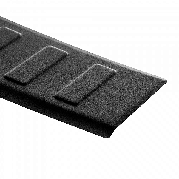 Stainless Steel Rear Bumper Protector Compatible With BMW 5 series Touring (Estate) G31 (not for M Sport) 06.2017-06.2020 Rearguard, Tailored Fit Bumper Guard,  Loading Edge Protector- Colour Matte Black Powdercoated Stainless Steel