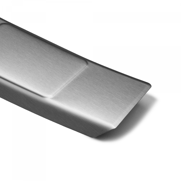 Stainless Steel Rear Bumper Protector Compatible With Ford Kuga ST Line & Hybrid 03.2020-> Rearguard, Tailored Fit Bumper Guard,  Loading Edge Protector- Colour Brushed Stainless Steel