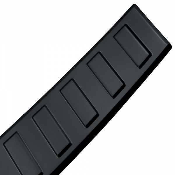 Stainless Steel Rear Bumper Protector Compatible With Opel Zafira Tourer (C) 01.2012-06.2019 Rearguard, Tailored Fit Bumper Guard,  Loading Edge Protector- Colour Black Mirror Stainless Steel (Black Chrome)