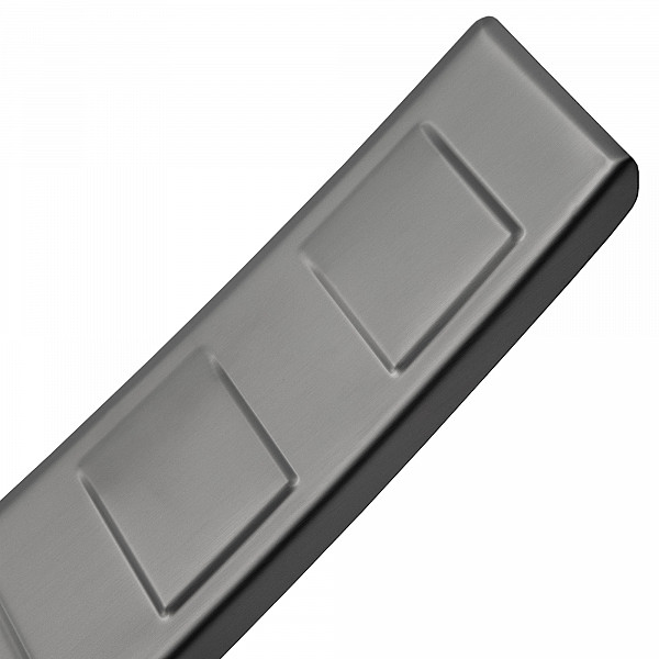 Stainless Steel Rear Bumper Protector Compatible With Peugeot 308 SW Estate 06.2022-> Rearguard, Tailored Fit Bumper Guard,  Loading Edge Protector- Colour Brushed Stainless Steel
