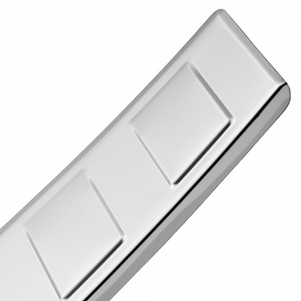 Stainless Steel Rear Bumper Protector Compatible With Peugeot 308 SW Estate 06.2022-> Rearguard, Tailored Fit Bumper Guard,  Loading Edge Protector- Colour Polished Stainless Steel (Chrome)