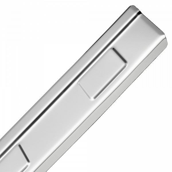 Stainless Steel Rear Bumper Protector Compatible With Dacia Duster III 06.2024-> Rearguard, Tailored Fit Bumper Guard,  Loading Edge Protector- Colour Polished Stainless Steel (Chrome)