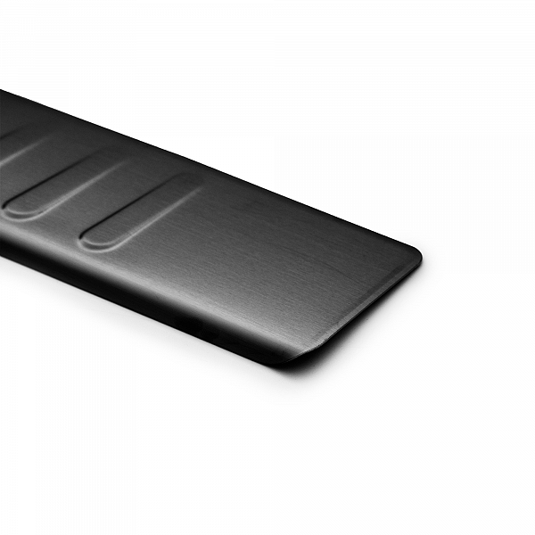 Stainless Steel Rear Bumper Protector Compatible With Mercedes Benz Vito & Viano W639 & V639 06.2003-04.2014 Rearguard, Tailored Fit Bumper Guard,  Loading Edge Protector- Colour Dark Grey Brushed Stainless Steel