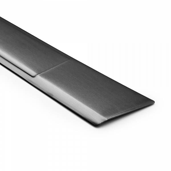 Stainless Steel Rear Bumper Protector Compatible With Mitsubishi ASX 10.2017-08.2019 Rearguard, Tailored Fit Bumper Guard,  Loading Edge Protector- Colour Dark Grey Brushed Stainless Steel