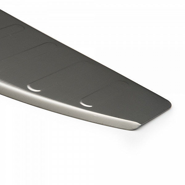 Stainless Steel Rear Bumper Protector Compatible With Ford S-Max 05.2006-08.2015 Rearguard, Tailored Fit Bumper Guard,  Loading Edge Protector- Colour Dark Grey Brushed Stainless Steel