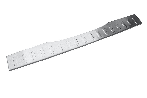 Stainless Steel Rear Bumper Protector Compatible With Mercedes Benz V Class & Vito 05.2014-> Rearguard, Tailored Fit Bumper Guard,  Loading Edge Protector- Colour Brushed Stainless Steel