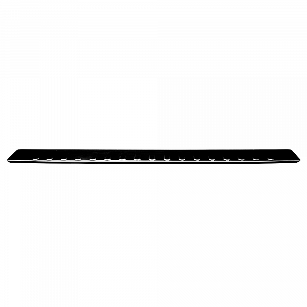 Stainless Steel Rear Bumper Protector Compatible With MINI Cooper, Cooper S, JCW, 3 doors & Coupe R56 & R58 11.2006-05.2015 Rearguard, Tailored Fit Bumper Guard,  Loading Edge Protector- Colour Black Mirror Stainless Steel (Black Chrome)