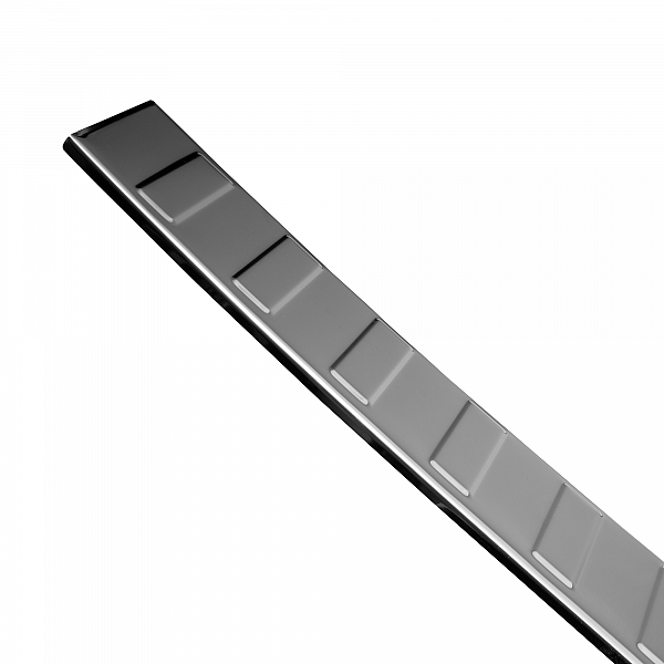 Stainless Steel Rear Bumper Protector Compatible With Volkswagen T6.1 Multivan, Transporter, California, Caravelle 10.2019-04.2024 Rearguard, Tailored Fit Bumper Guard,  Loading Edge Protector- Colour Polished Stainless Steel (Chrome)