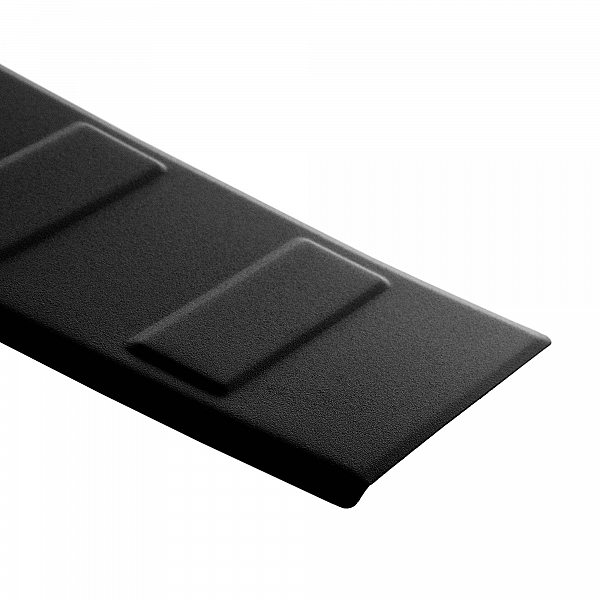Stainless Steel Rear Bumper Protector Compatible With Volkswagen T6.1 Multivan, Transporter, California, Caravelle 10.2019-04.2024 Rearguard, Tailored Fit Bumper Guard,  Loading Edge Protector- Colour Matte Black Powdercoated Stainless Stee