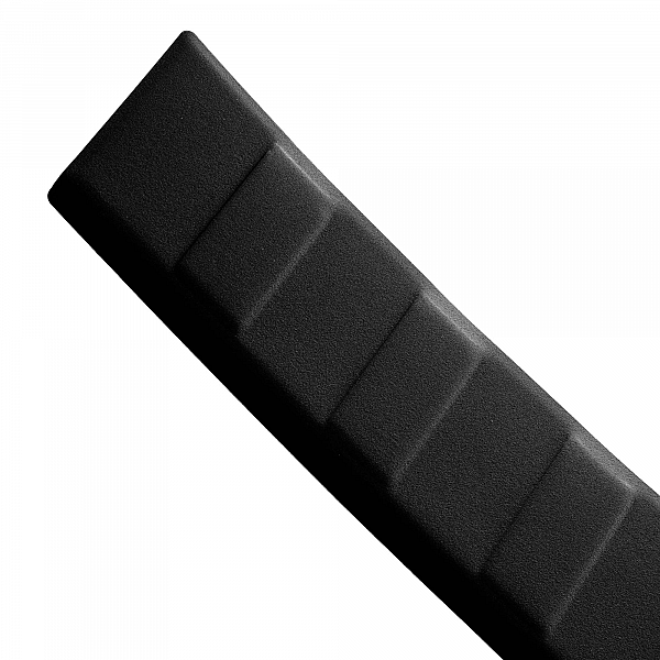 Stainless Steel Rear Bumper Protector Compatible With Mercedes Benz GLC (also for AMG) 09.2015-04.2019 Rearguard, Tailored Fit Bumper Guard,  Loading Edge Protector- Colour Matte Black Powdercoated Stainless Steel