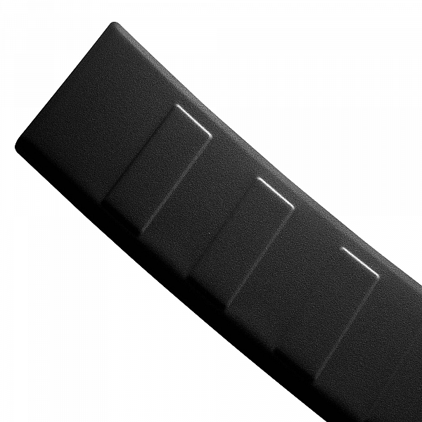 Stainless Steel Rear Bumper Protector Compatible With Volkswagen Touran (2. Generation Typ 5T) 09.2015-> Rearguard, Tailored Fit Bumper Guard,  Loading Edge Protector- Colour Matte Black Powdercoated Stainless Steel