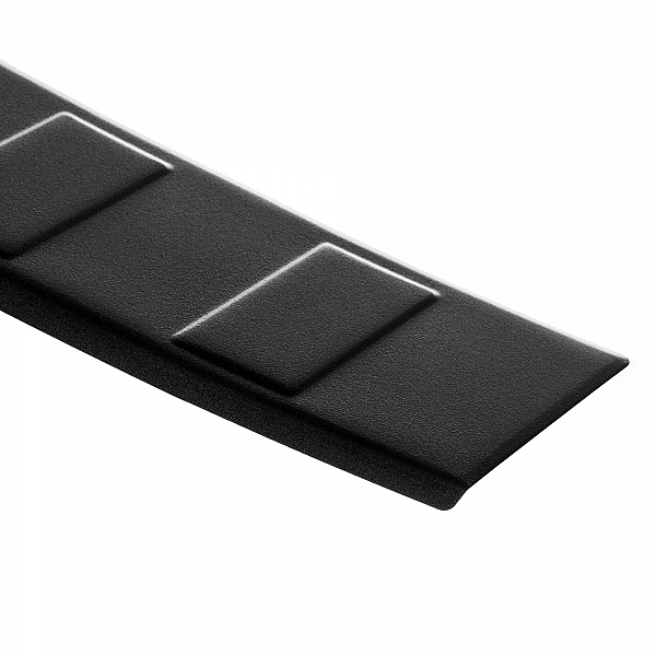 Stainless Steel Rear Bumper Protector Compatible With Volkswagen Tiguan Allspace 04.2016-11.2023 Rearguard, Tailored Fit Bumper Guard,  Loading Edge Protector- Colour Matte Black Powdercoated Stainless Steel