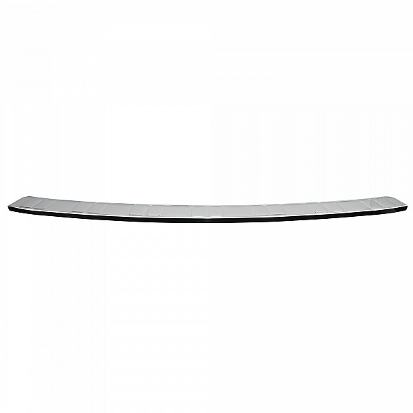 Stainless Steel Rear Bumper Protector Compatible With Skoda Octavia IV Combi Estate 04.2020-> (not for RS)  Rearguard, Tailored Fit Bumper Guard,  Loading Edge Protector- Colour Polished Stainless Steel (Chrome)