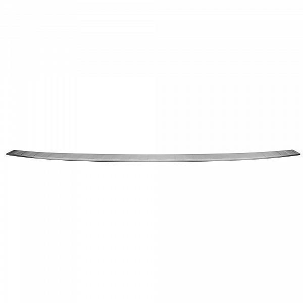 Stainless Steel Rear Bumper Protector Compatible With Hyundai Tucson IV 12.2020-> Rearguard, Tailored Fit Bumper Guard,  Loading Edge Protector- Colour Brushed Stainless Steel
