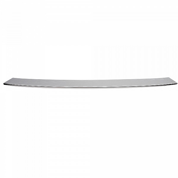 Stainless Steel Rear Bumper Protector Compatible With Skoda Kamiq 09.2019-> Rearguard, Tailored Fit Bumper Guard,  Loading Edge Protector- Colour Polished Stainless Steel (Chrome)