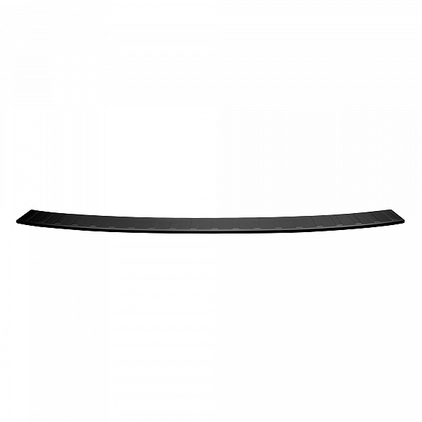 Stainless Steel Rear Bumper Protector Compatible With Volkswagen T7  Multivan 11.2021-> Rearguard, Tailored Fit Bumper Guard,  Loading Edge Protector- Colour Matte Black Powdercoated Stainless Steel