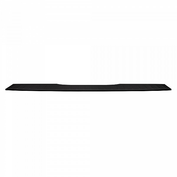 Stainless Steel Rear Bumper Protector Compatible With Mercedes Benz V Class & Vito 05.2014-> Long Version 130,5cm Wide Rearguard, Tailored Fit Bumper Guard,  Loading Edge Protector- Colour Matte Black Powdercoated Stainless Steel