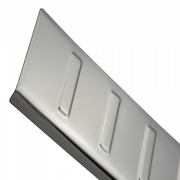 Stainless Steel Rear Bumper Protector Compatible With Volkswagen T5 Multivan, Transporter, California, Caravelle 04.2003-05.2015 Rearguard, Tailored Fit Bumper Guard,  Loading Edge Protector- Colour Polished Stainless Steel (Chrome)