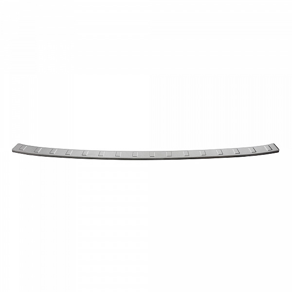 Stainless Steel Rear Bumper Protector Compatible With Cupra Born 11.2021-> Rearguard, Tailored Fit Bumper Guard,  Loading Edge Protector- Colour Brushed Stainless Steel