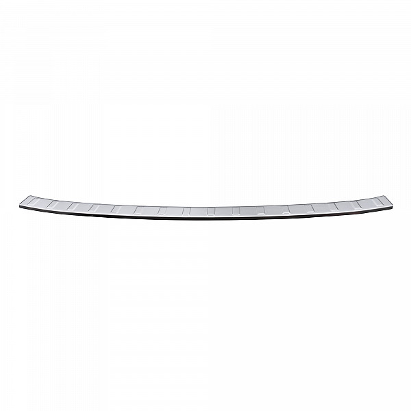 Stainless Steel Rear Bumper Protector Compatible With Cupra Born 11.2021-> Rearguard, Tailored Fit Bumper Guard,  Loading Edge Protector- Colour Polished Stainless Steel (Chrome)