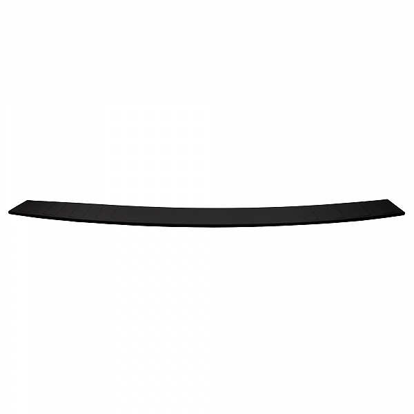 Stainless Steel Rear Bumper Protector Compatible With Opel Vivaro C 07.2019-> Long Version 133,5cm Wide Rearguard, Tailored Fit Bumper Guard,  Loading Edge Protector- Colour Matte Black Powdercoated Stainless Steel